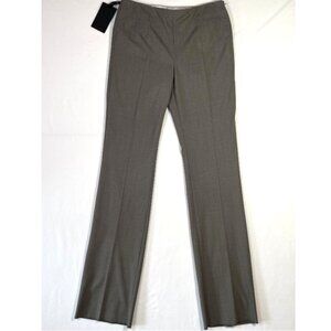 Alvin Valley Auslander Pant Size 10 Gray Straight Leg Wool Stretch Side Zip